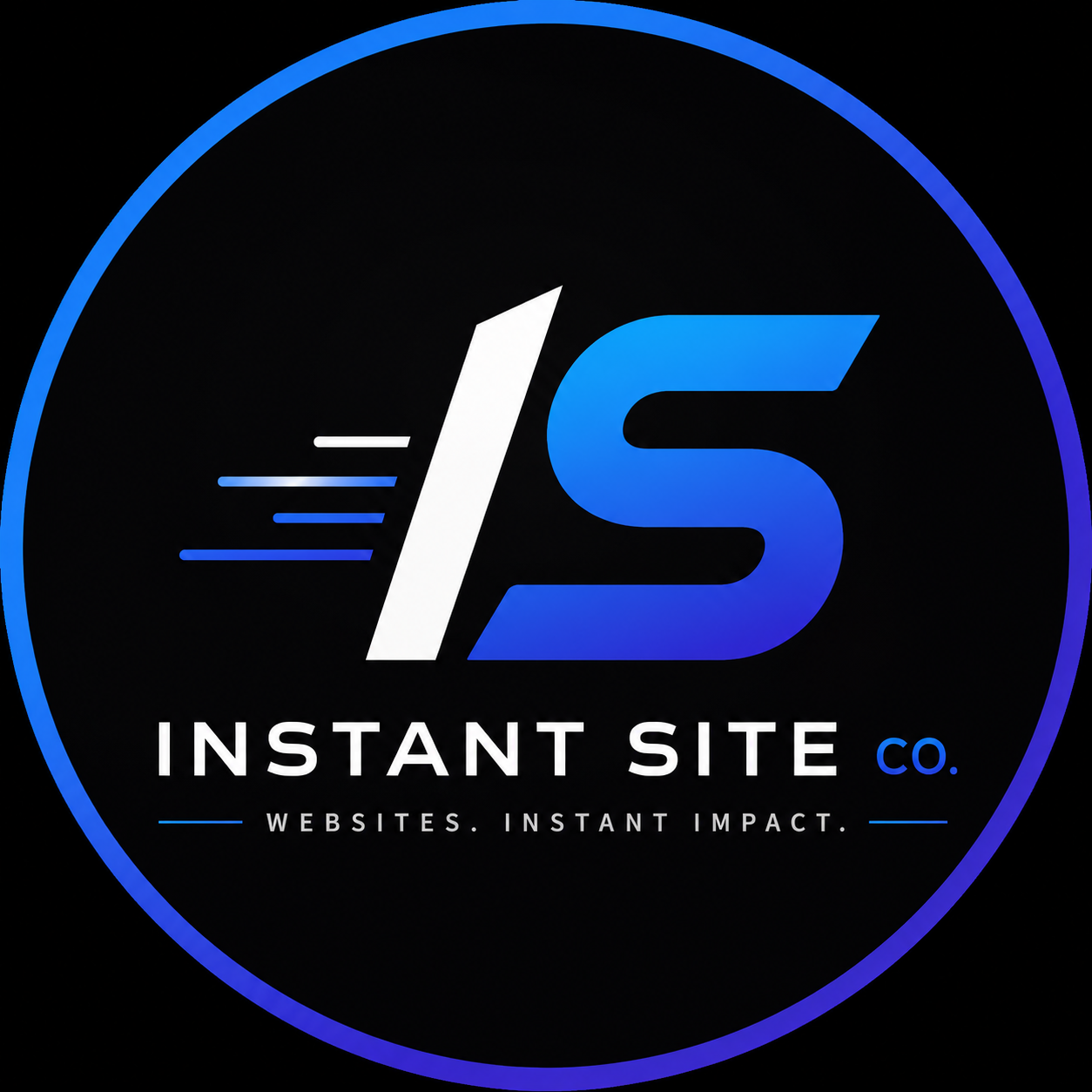 Instant Site Co. logo — websites, instant impact